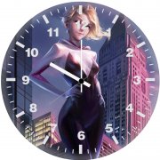 artwork gwen stacy 5l wall clock