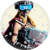cyberpunk lady thor mg wall clock