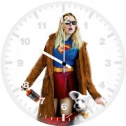 supergirl x krypto uc wall clock