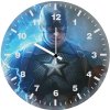 captain america angry xj wall clock