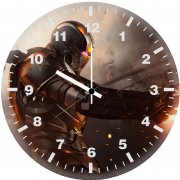 war machine firing f6 wall clock