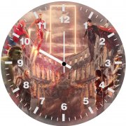 avengers vs justice league ig wall clock
