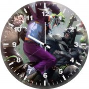batman joker pinguino ivy 6e wall clock