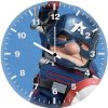 cuptain america ha wall clock