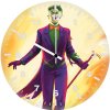joker the mad gentlemen ur wall clock