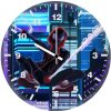 spiderman into the spider verse new artworks om wall clock