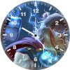 thor with two hammer t7 wall clock