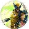 masked wolverine jo wall clock