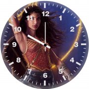diana of themyscira wonder woman 2h wall clock