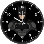 batman dceu tactical suit minimalism jo wall clock