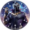 black panther to new heights ln wall clock
