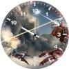 captain america civil war art x9 wall clock