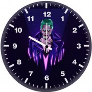 jared leto as joker nb wall clock