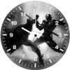 batman and deathstrokec4 wall clock