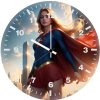 metropolis marvel supergirl mf wall clock
