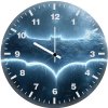 the dark detective logo 3v wall clock