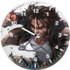 wolverine wearing jacket claws 2d wall clock