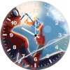 spiderman drinking juice 44 wall clock