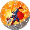 superman x hero pet 1i wall clock