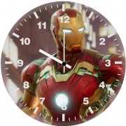 iron man suit 7a wall clock