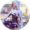 gwen stacy cosplay jn wall clock