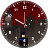 batman gotham artwork lc wall clock
