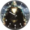 black adam fictional supervillain 2c wall clock
