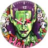 joker damaged painting qk wall clock