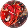spidey burning g5 wall clock