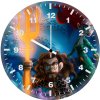 chibi aquaman and mera xd wall clock