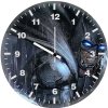 batman hitting joker sketch art 9y wall clock