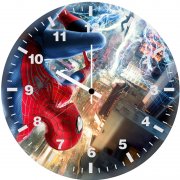 spiderman vs electro fight scene e8 wall clock