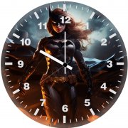 barbara gordon vigilante fu wall clock