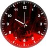 the batman red zn wall clock