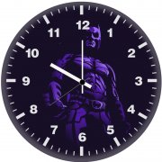 batman minimalism art s4 wall clock