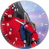 spiderman sitting on crown po wall clock