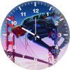 spiderman golden gate bridge oe wall clock