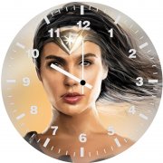 4kwonder woman bc wall clock