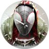 miles morales spider man art h3 wall clock