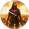 red hood commanding presence 06 wall clock
