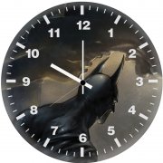 batman among the gargoyles ob wall clock