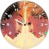 wonder woman and captain marvel rq wall clock