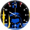 aquaman dc fandome minimal poster 5b wall clock