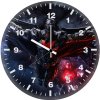 high tech batman suit open wings t6 wall clock