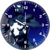 black moon spiderman sj wall clock