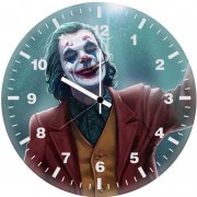 joker laughing 3e wall clock
