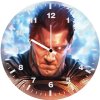 superman the man of tomorrow black suit ea wall clock
