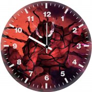 carnage artwork sh wall clock