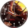 venom licks the spiderman la wall clock