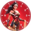 wonder woman red and reckless nn wall clock